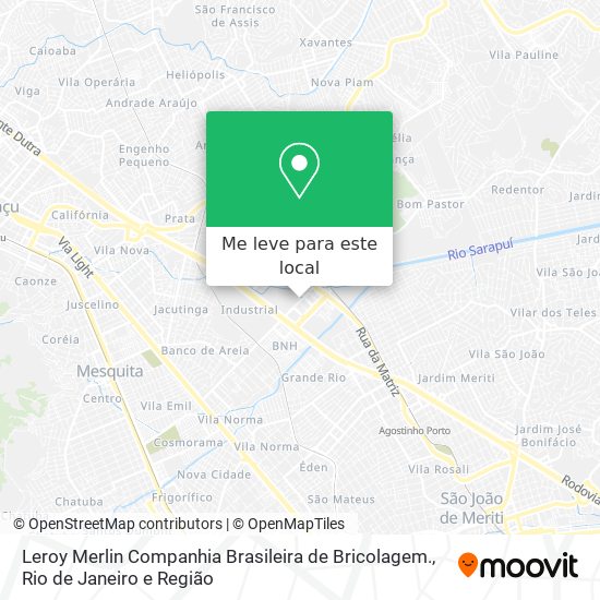 Leroy Merlin Companhia Brasileira de Bricolagem. mapa