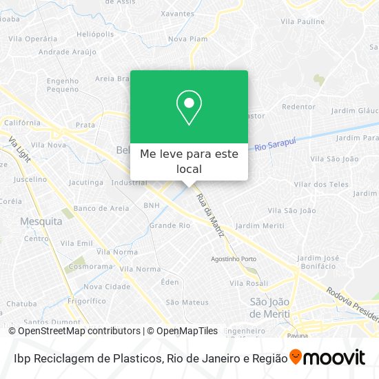 Ibp Reciclagem de Plasticos mapa