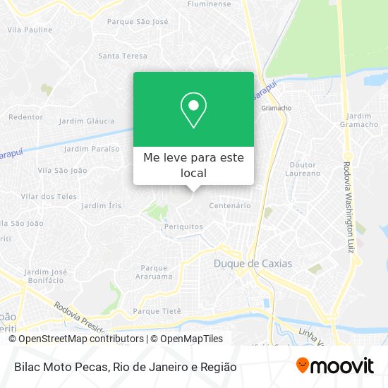 Bilac Moto Pecas mapa