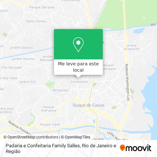 Padaria e Confeitaria Family Salles mapa
