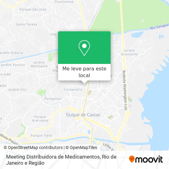 Meeting Distribuidora de Medicamentos mapa