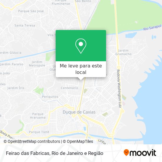 Feirao das Fabricas mapa