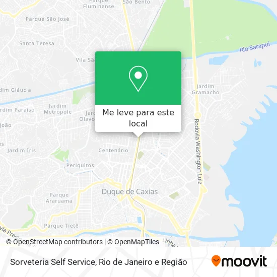 Sorveteria Self Service mapa