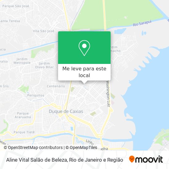 Aline Vital Salão de Beleza mapa