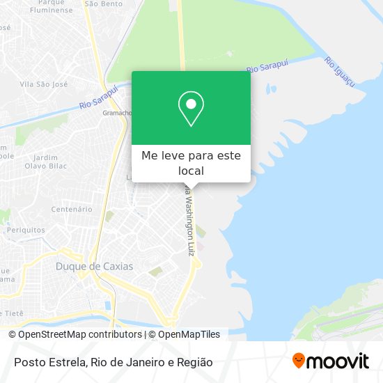 Posto Estrela mapa