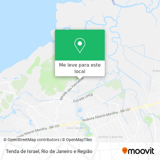 Tenda de Israel mapa