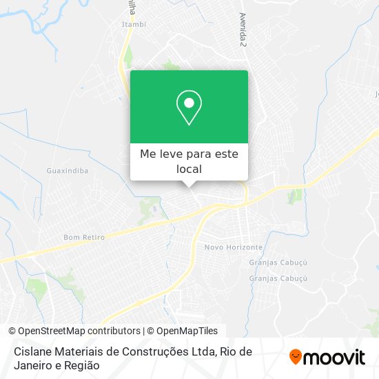Cislane Materiais de Construções Ltda mapa