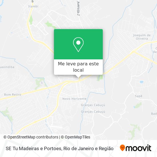 SE Tu Madeiras e Portoes mapa