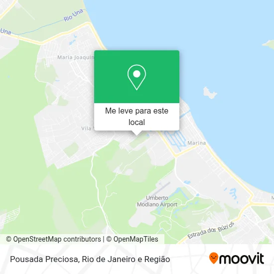 Pousada Preciosa mapa