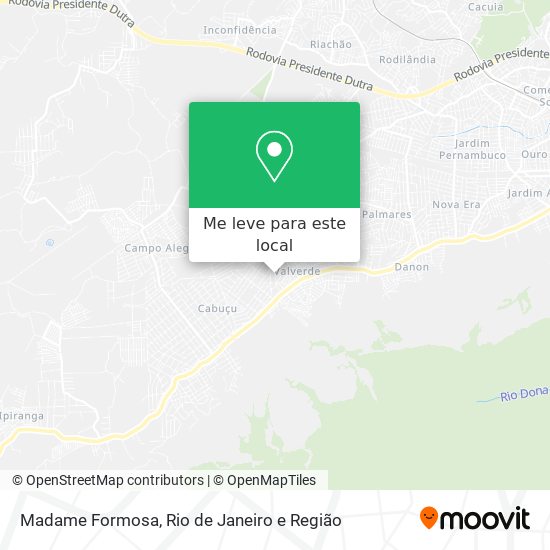 Madame Formosa mapa
