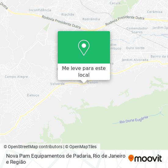 Nova Pam Equipamentos de Padaria mapa