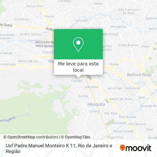 Usf Padre Manuel Monteiro K 11 mapa