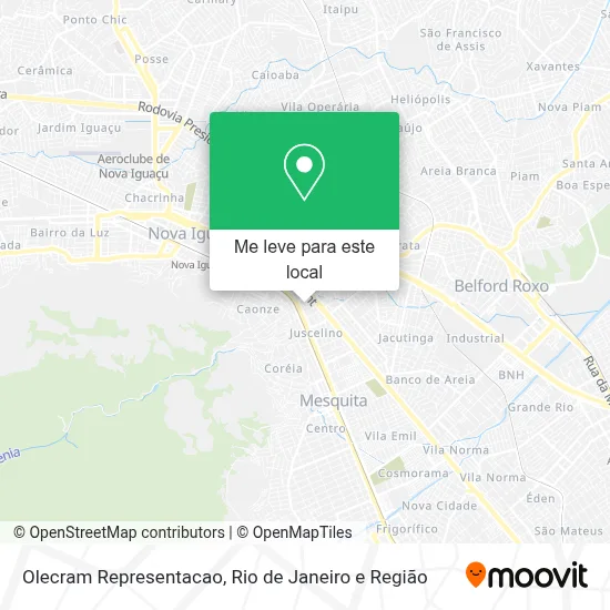 Olecram Representacao mapa