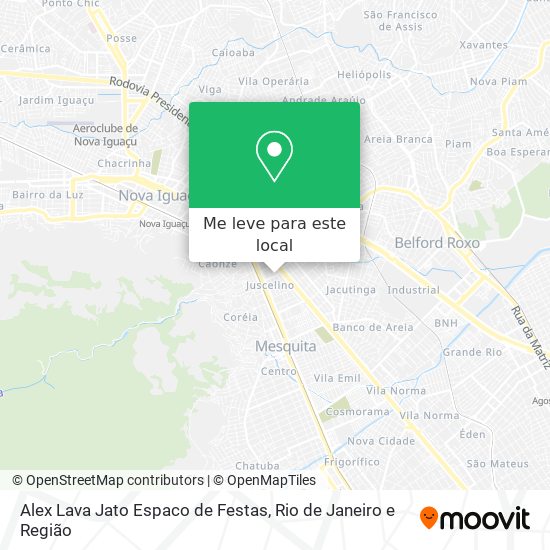 Alex Lava Jato Espaco de Festas mapa