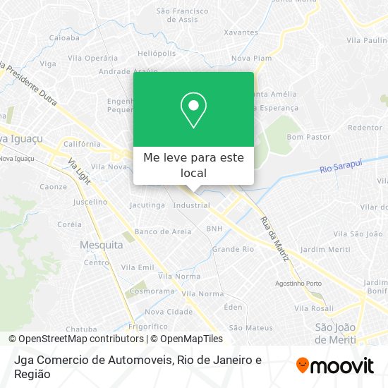 Jga Comercio de Automoveis mapa