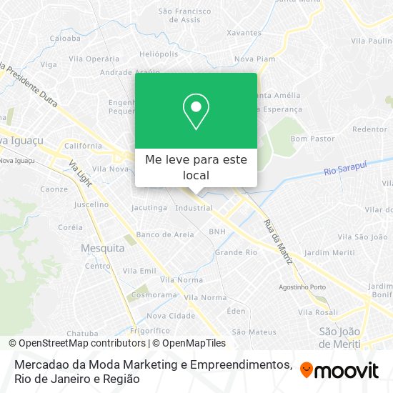 Mercadao da Moda Marketing e Empreendimentos mapa