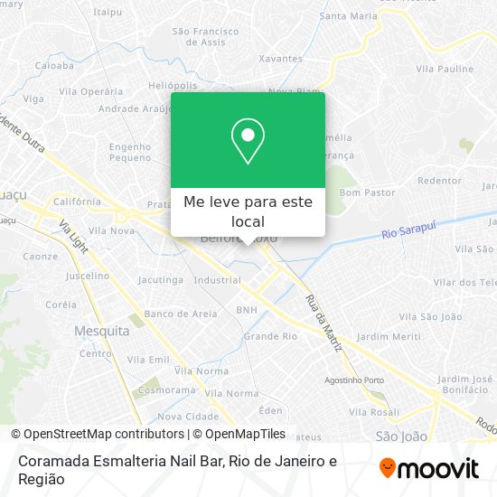 Coramada Esmalteria Nail Bar mapa