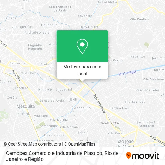 Cemopex Comercio e Industria de Plastico mapa
