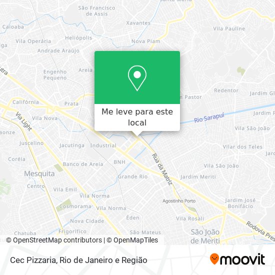 Cec Pizzaria mapa