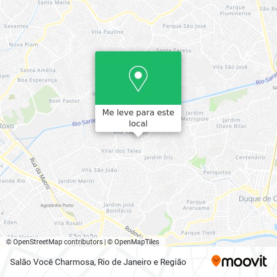 Salão Você Charmosa mapa