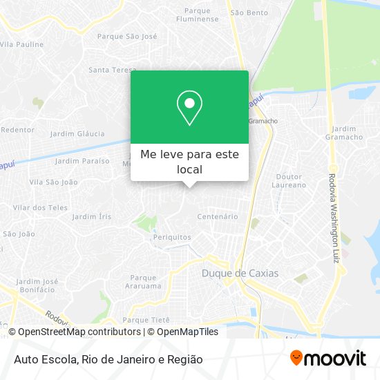 Auto Escola mapa