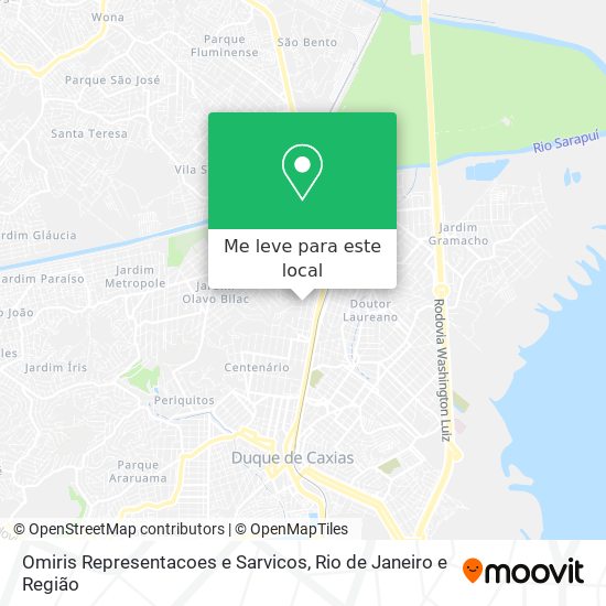 Omiris Representacoes e Sarvicos mapa