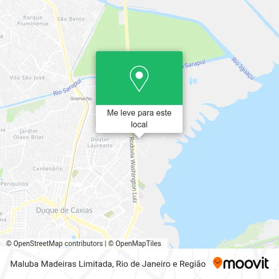 Maluba Madeiras Limitada mapa