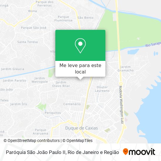 Paróquia São João Paulo II mapa