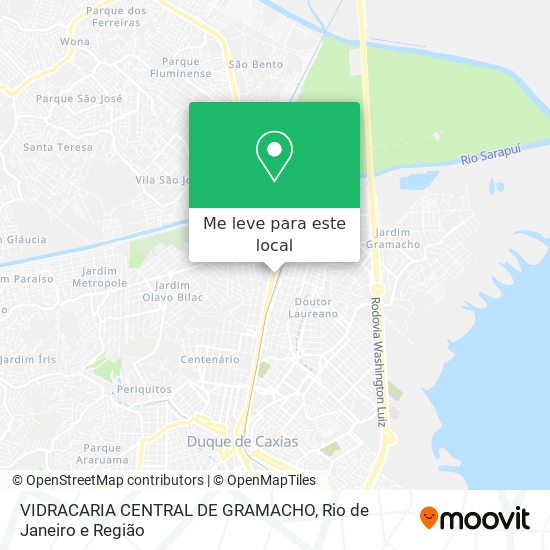 VIDRACARIA CENTRAL DE GRAMACHO mapa