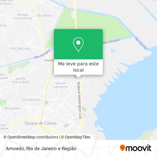 Amoedo mapa