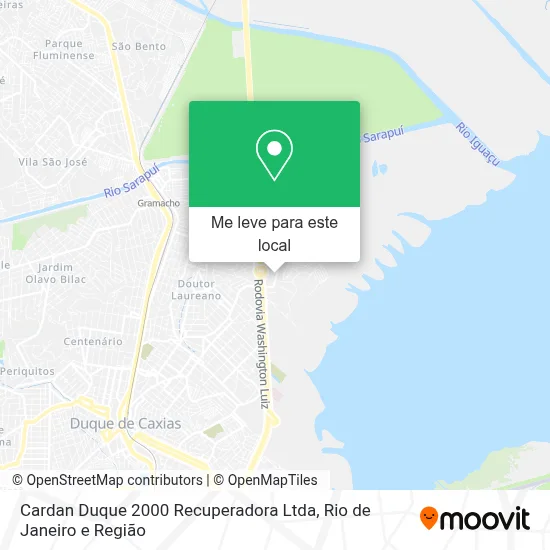 Cardan Duque 2000 Recuperadora Ltda mapa