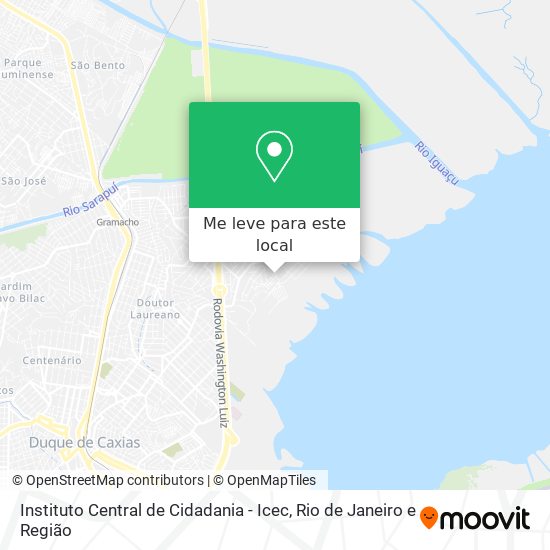 Instituto Central de Cidadania - Icec mapa