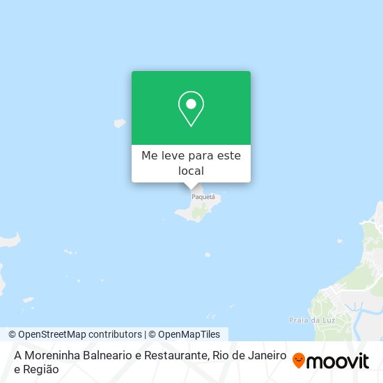 A Moreninha Balneario e Restaurante mapa