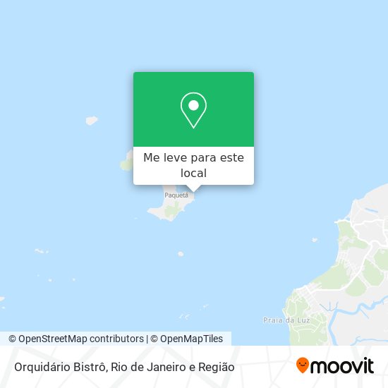 Orquidário Bistrô mapa