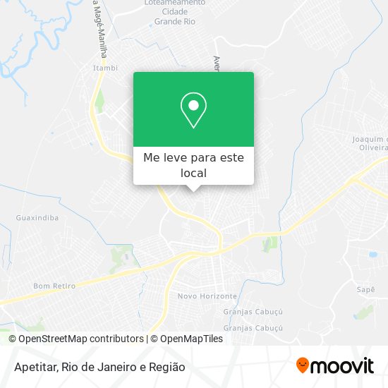 Apetitar mapa