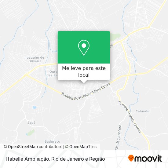 Itabelle Ampliação mapa