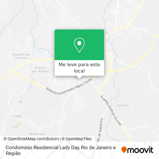 Condomínio Residencial Lady Day mapa