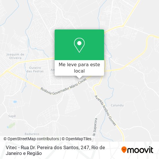 Vitec - Rua Dr. Pereira dos Santos, 247 mapa