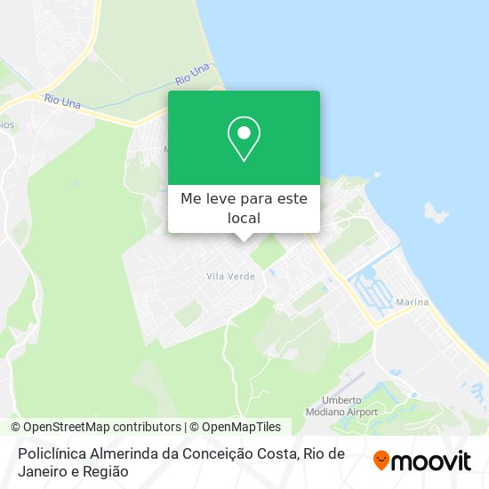 Policlínica Almerinda da Conceição Costa mapa