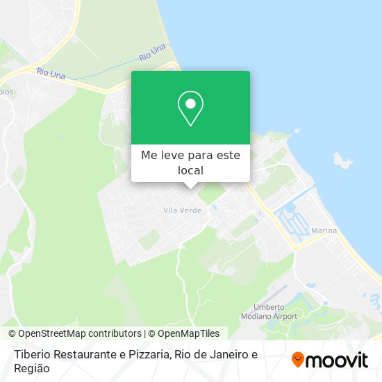 Tiberio Restaurante e Pizzaria mapa