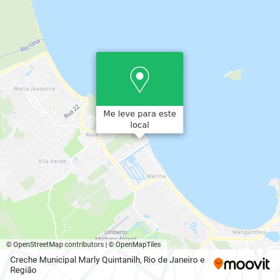 Creche Municipal Marly Quintanilh mapa