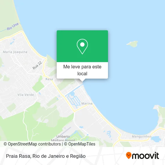 Praia Rasa mapa