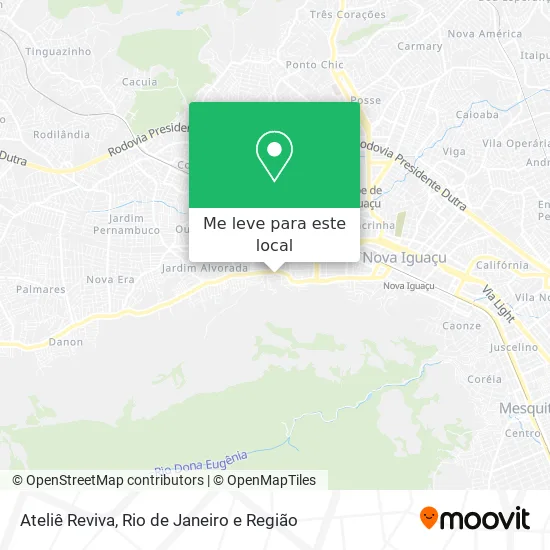 Ateliê Reviva mapa