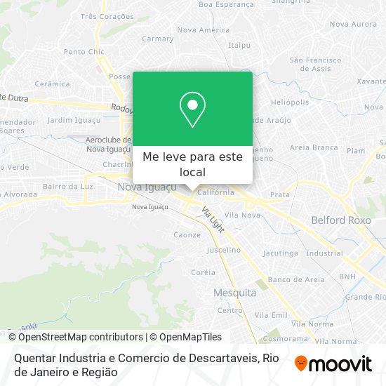 Quentar Industria e Comercio de Descartaveis mapa