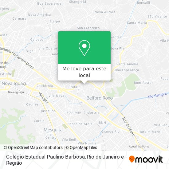 Colégio Estadual Paulino Barbosa mapa