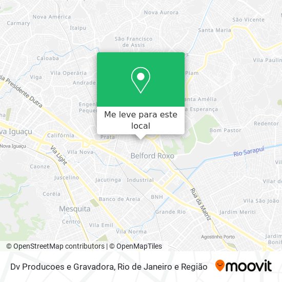 Dv Producoes e Gravadora mapa