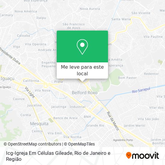 Icg-Igreja Em Células Gileade mapa