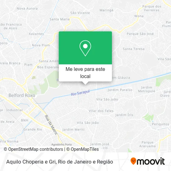 Aquilo Choperia e Gri mapa
