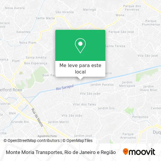 Monte Moria Transportes mapa