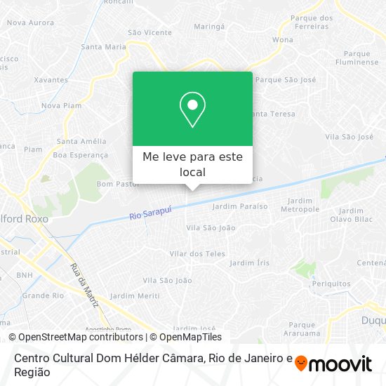 Centro Cultural Dom Hélder Câmara mapa